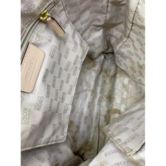 michael kors shopping xl fabric pink canvas tote - Picture 8 of 8